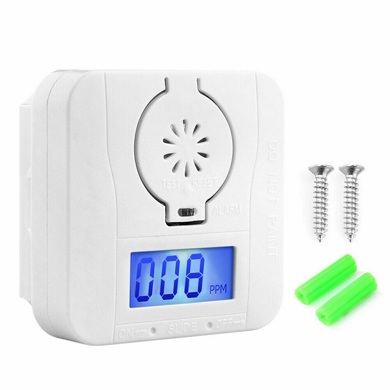 Carbon monoxide smoke detector alarm poison gas detector warning sensor LED display